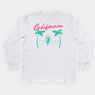 California Summer Kids Long Sleeve T-Shirt